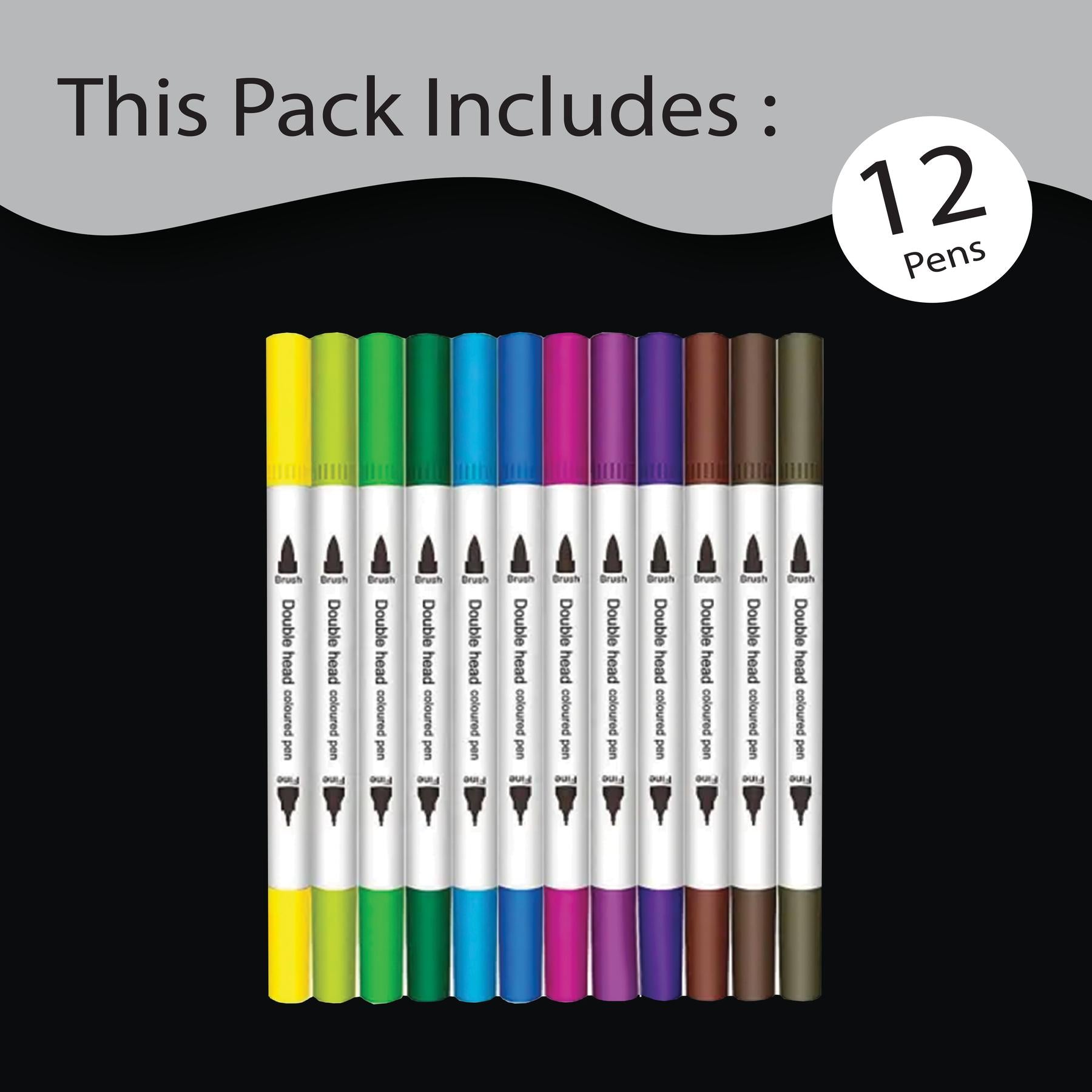 Unwynd Brush Pens - Set of 12