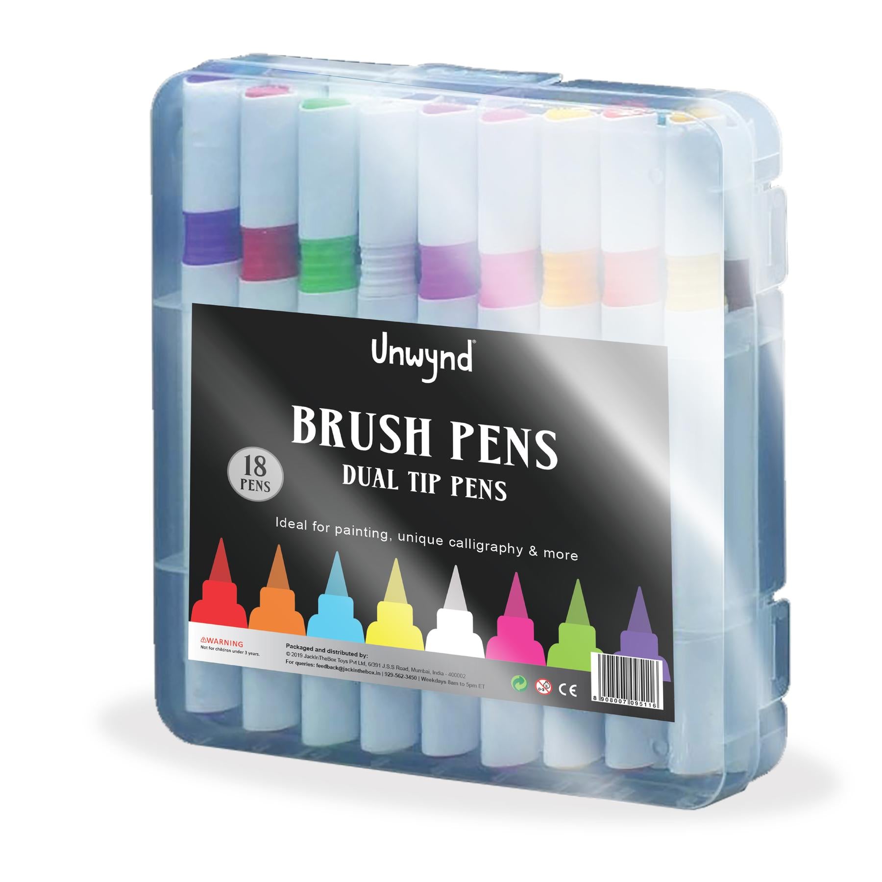 Unwynd Brush Pens - Set of 18