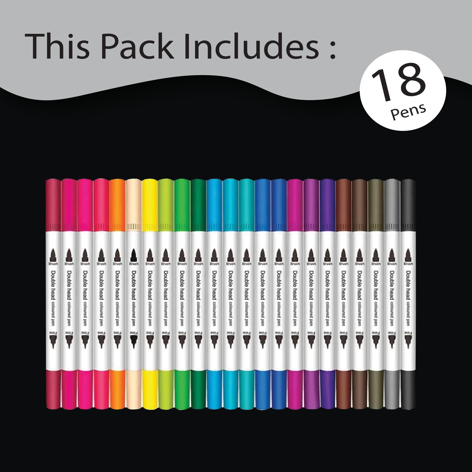 Unwynd Brush Pens - Set of 18