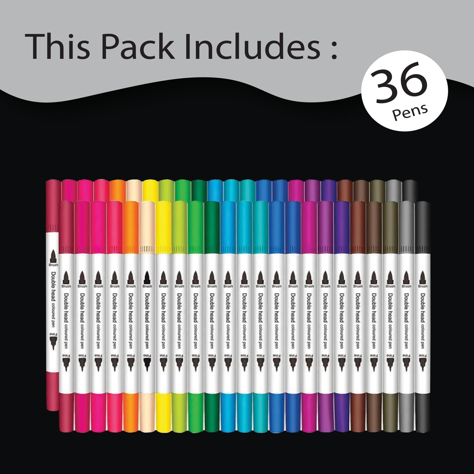 Unwynd Brush Pens - Set of 36