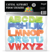 Unwynd Capital Alphabet Foam Stickers - Pack of 55