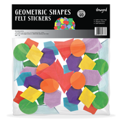 Unwynd Geometric Shapes Felt Stickers - Pack of 40