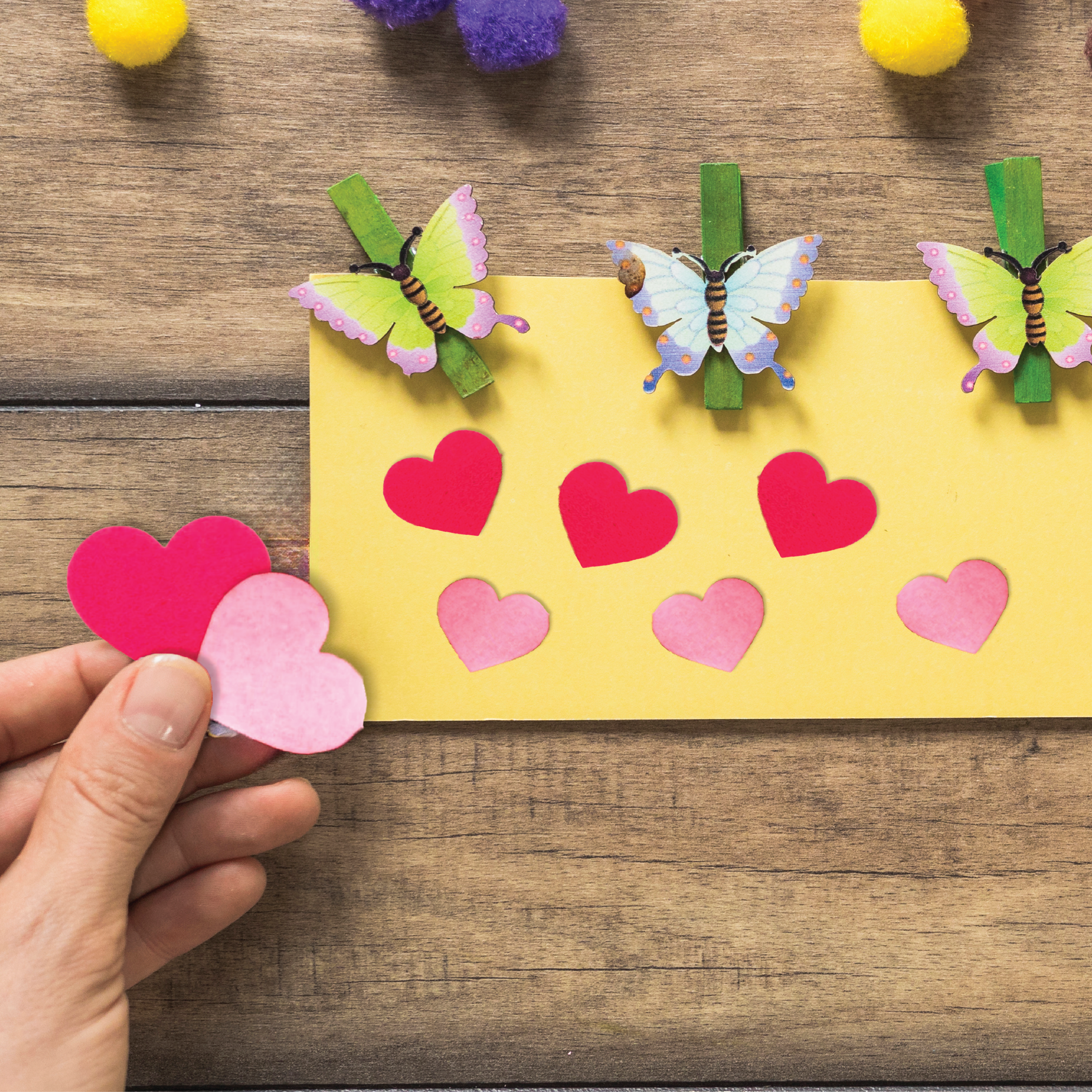 Unwynd Hearts Felt Stickers - Pack of 40
