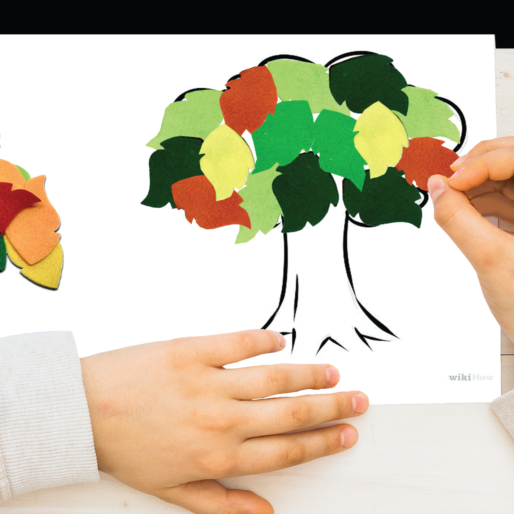 Unwynd Leaves Felt Stickers - Pack of 40