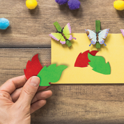 Unwynd Leaves Felt Stickers - Pack of 40