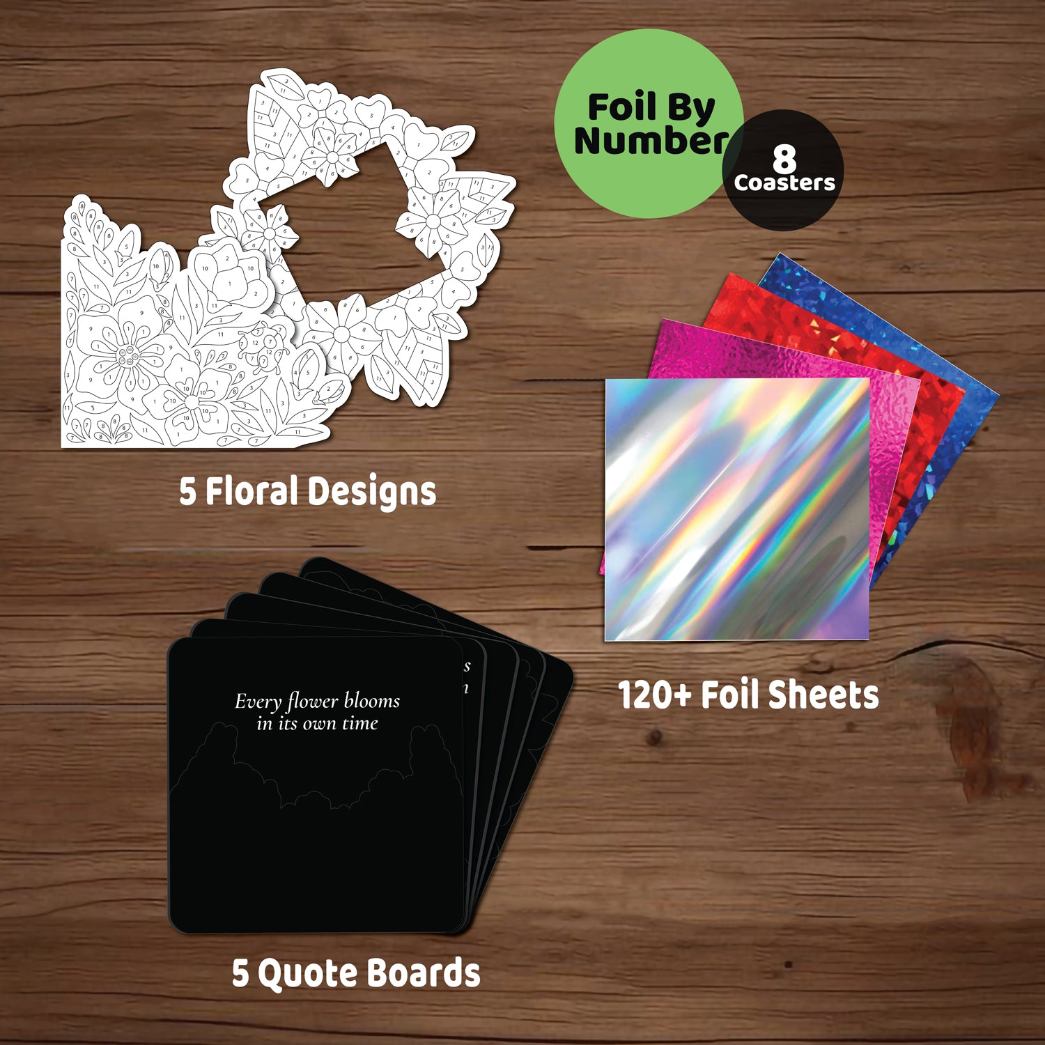 Unwynd - Foil By Number - Floral