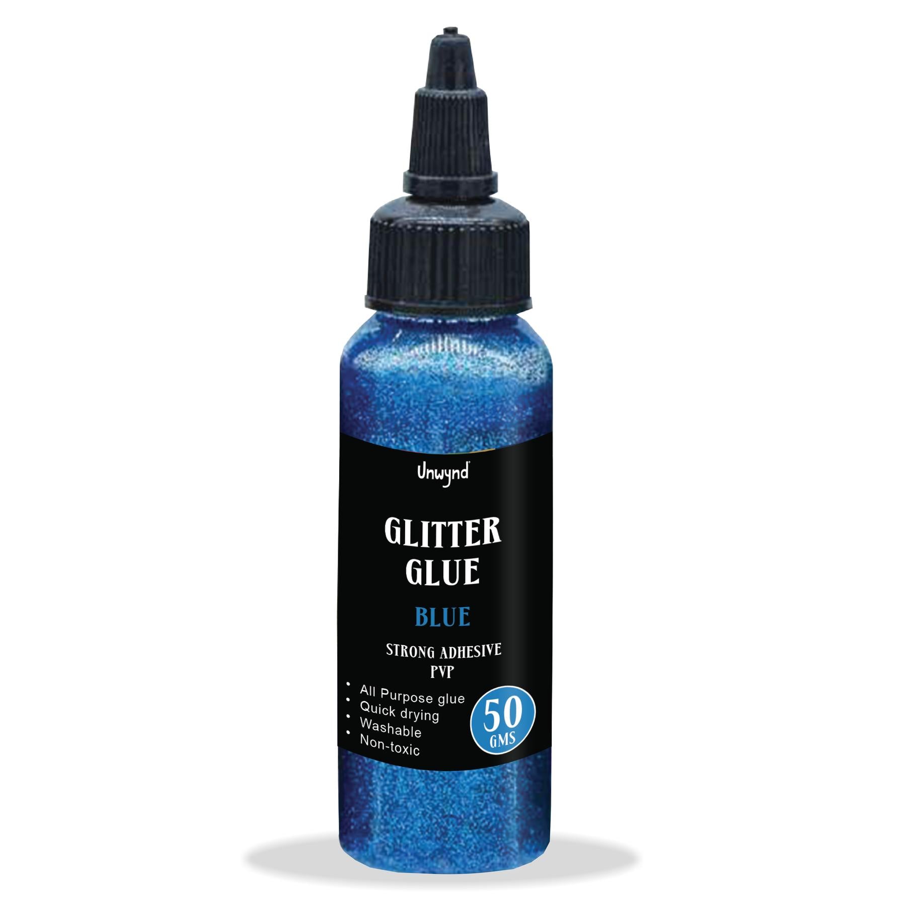 Unwynd Glitter Glue Blue - 50gms
