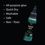 Unwynd Glitter Glue Green - 50gms