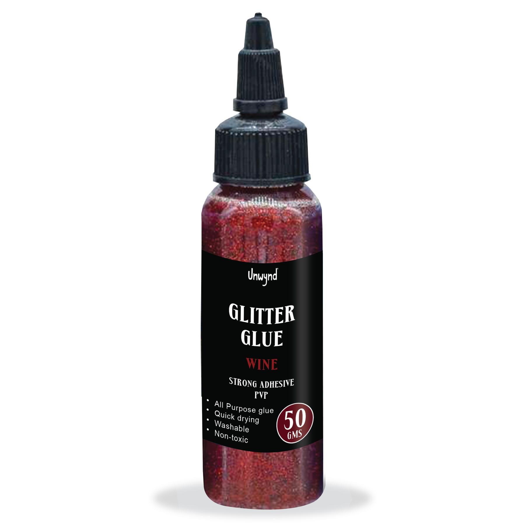 Unwynd Glitter Glue Wine - 50gms