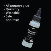 Unwynd Glitter Glue - Extra Sparkle- Clear Silver - 50gms