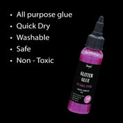 Unwynd Glitter Glue Fuschia Pink - 50gms