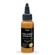 Unwynd Glitter Glue - Extra Sparkle- Ocher Yellow + Silver - 50gms