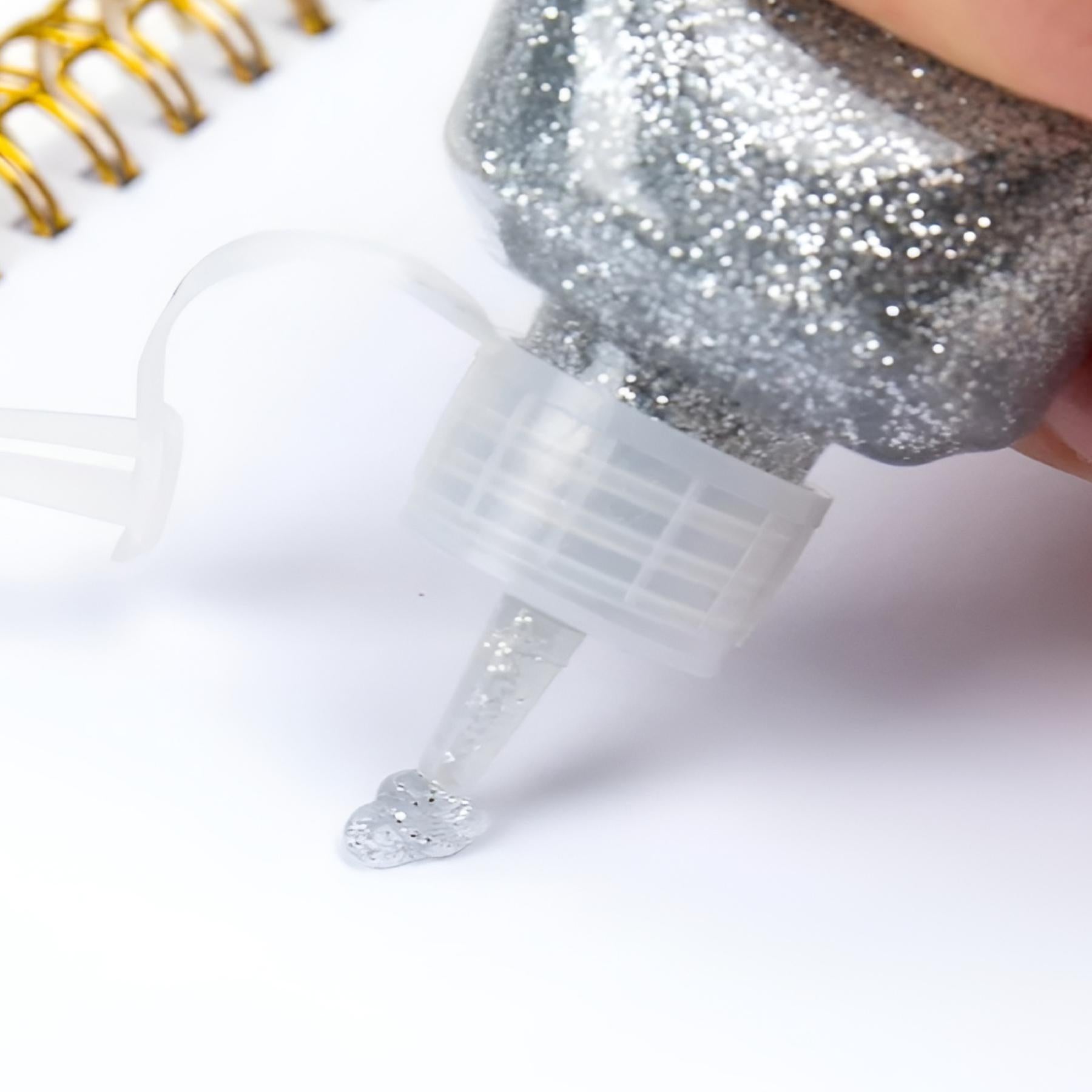 Unwynd Glitter Glue - Extra Sparkle- Silver - 50gms