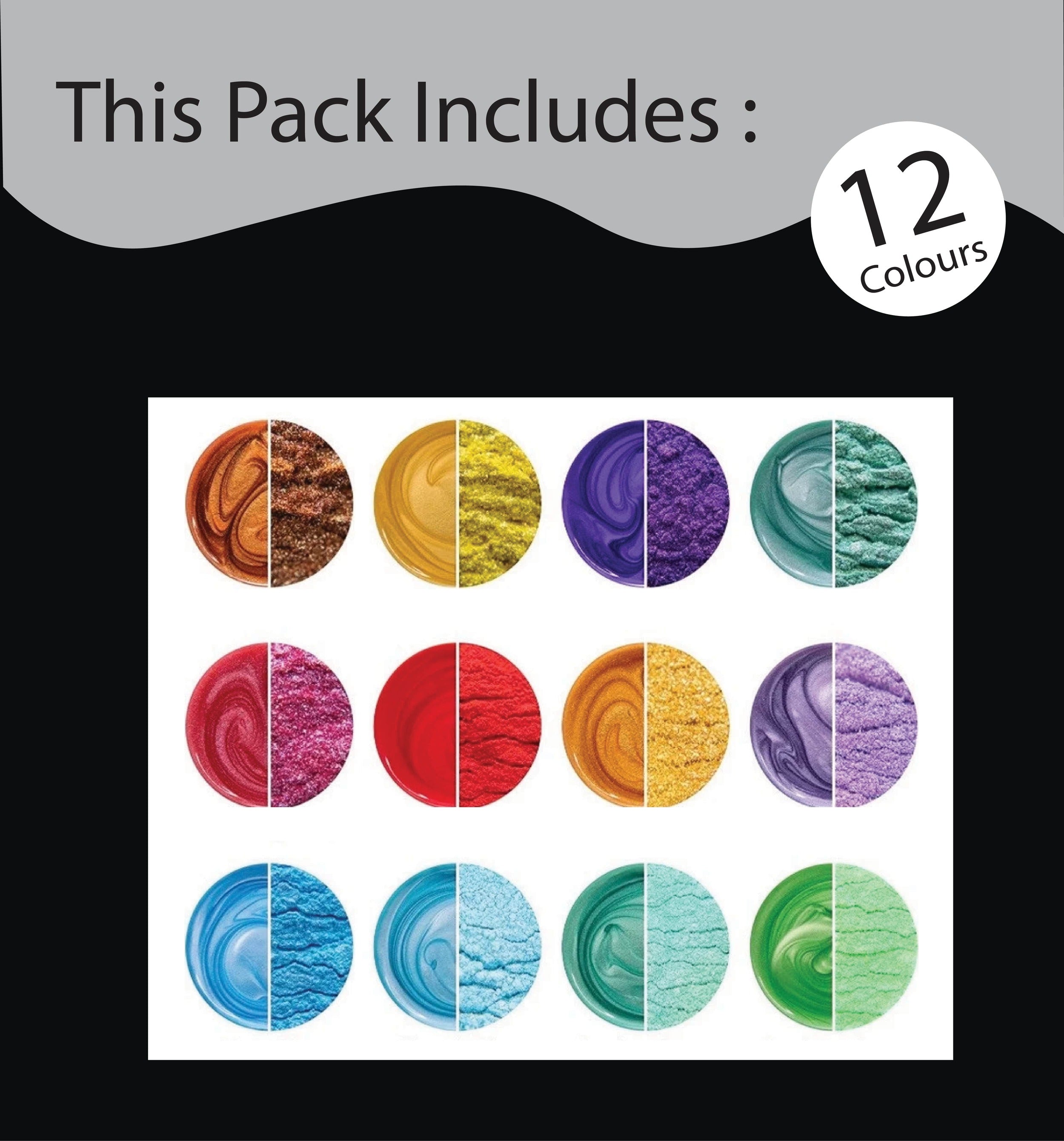 Unwynd Mica Powder - Set of 12