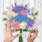 Unwynd - Poke Art Hydrangea Flower craft kit