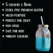 Powder Glitter - Pack of 5