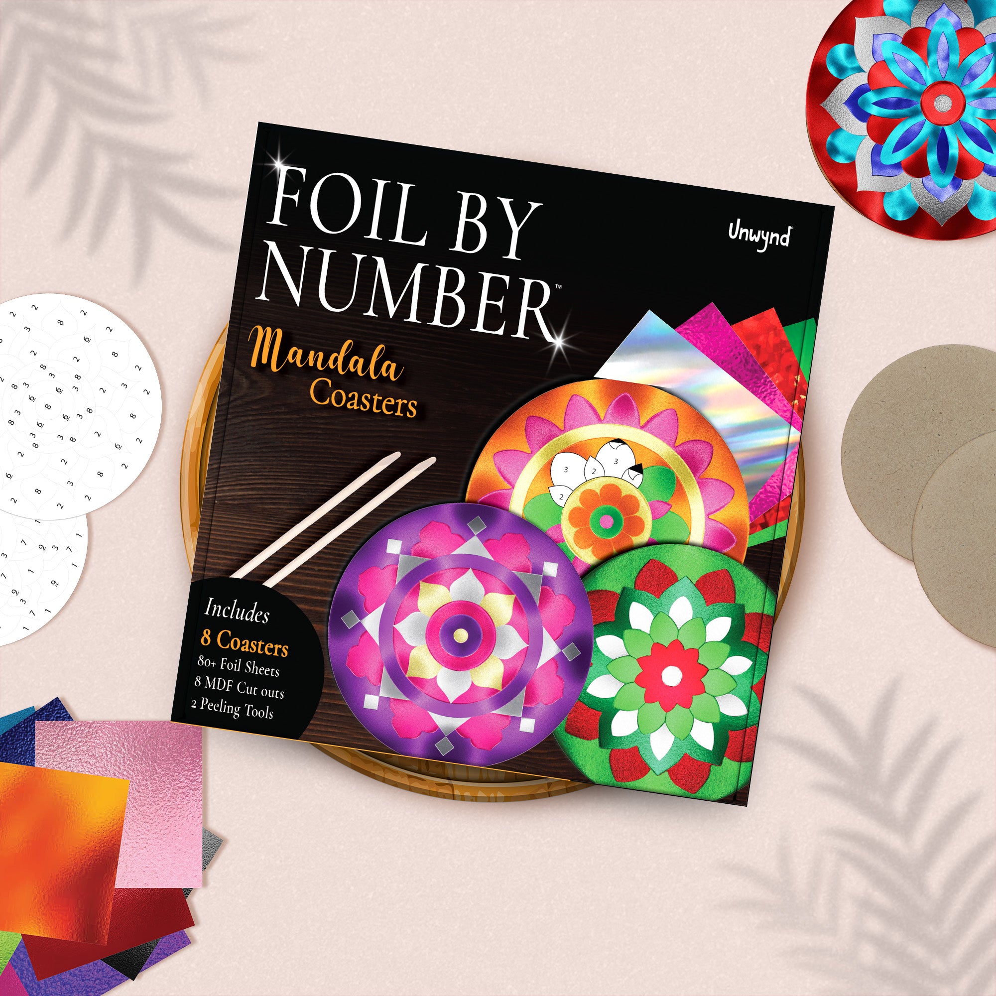 Foil By Number - Mandala – JACKINTHEBOX TOYS PRIVATE LIMITED