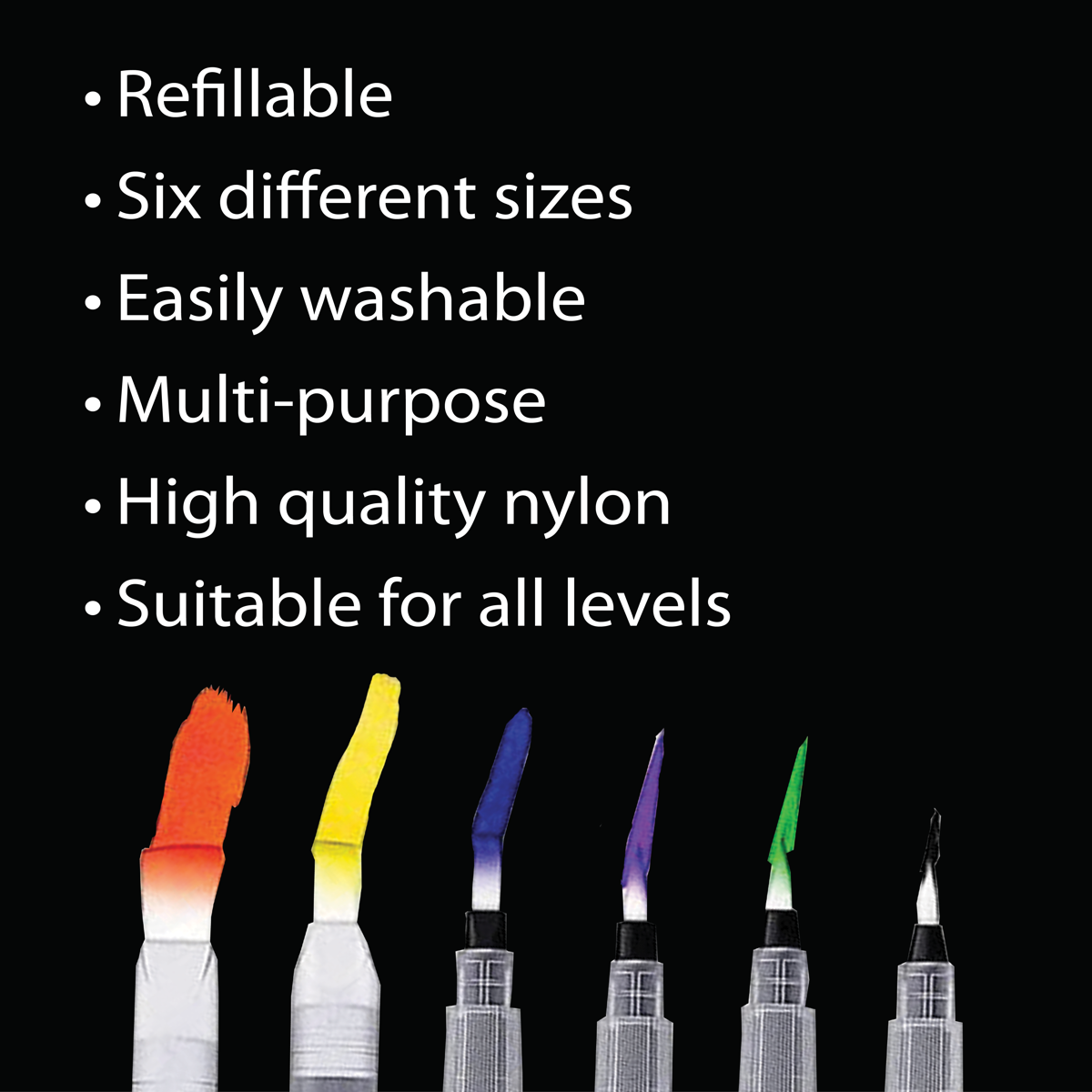 Unwynd Waterbrush pens - Set of 6