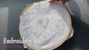 Unwynd - Embroidery Kit Floral