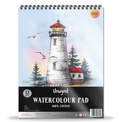 Unwynd Watercolor Pad 100 % Cotton 12 Sheet 300gsm