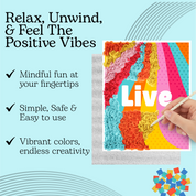 Poke Art Positive Vibes