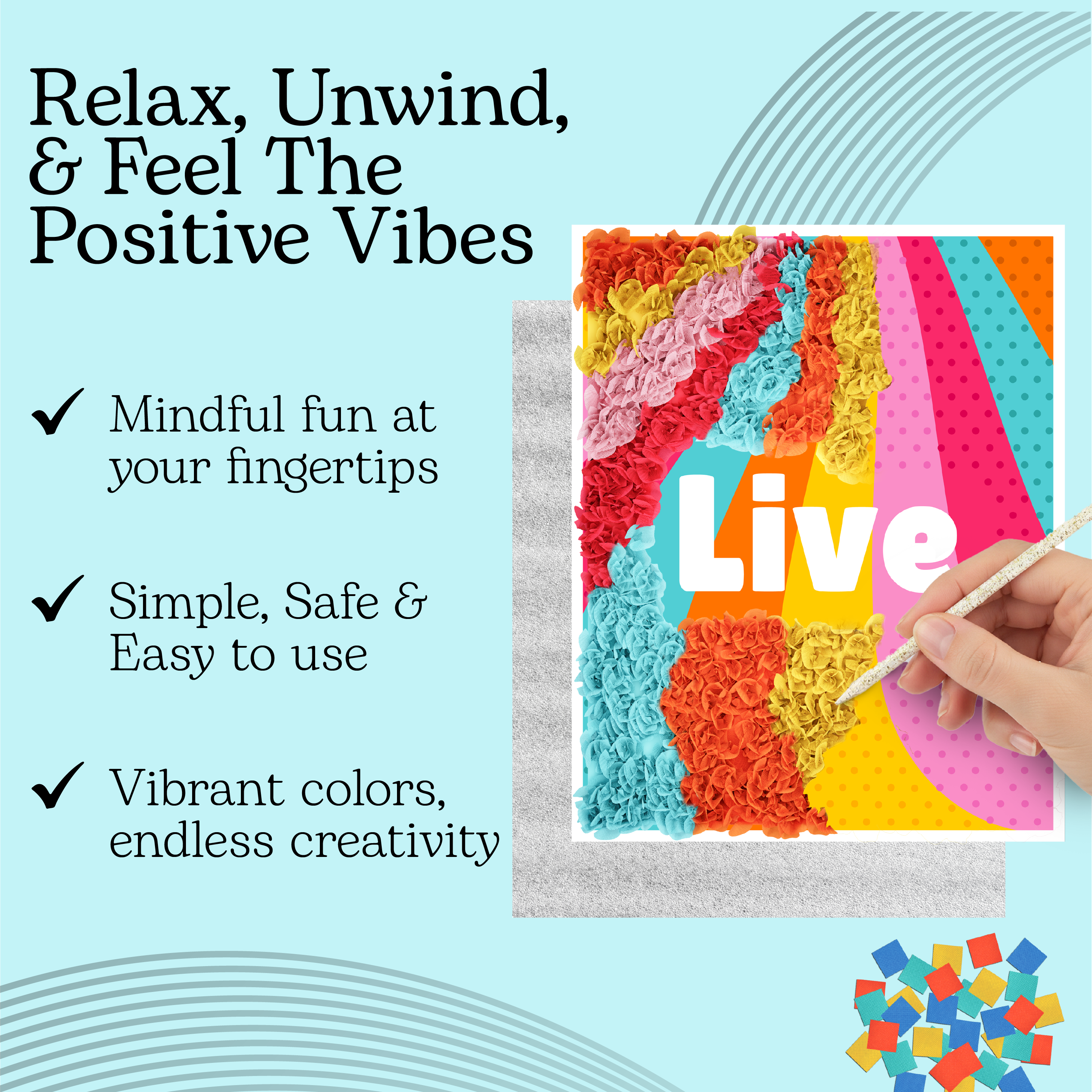 Poke Art Positive Vibes