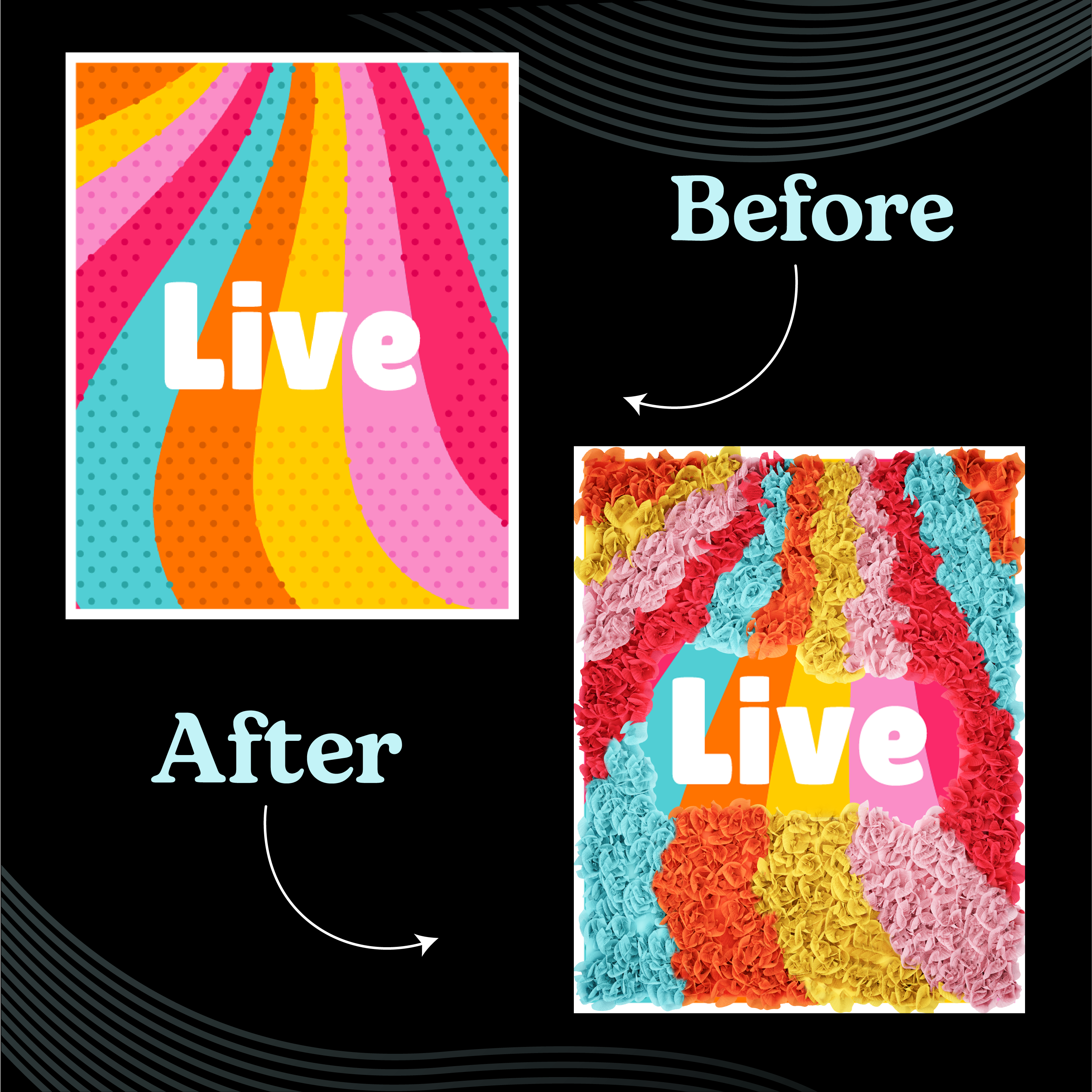 Poke Art Positive Vibes