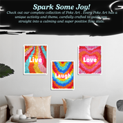 Poke Art Positive Vibes