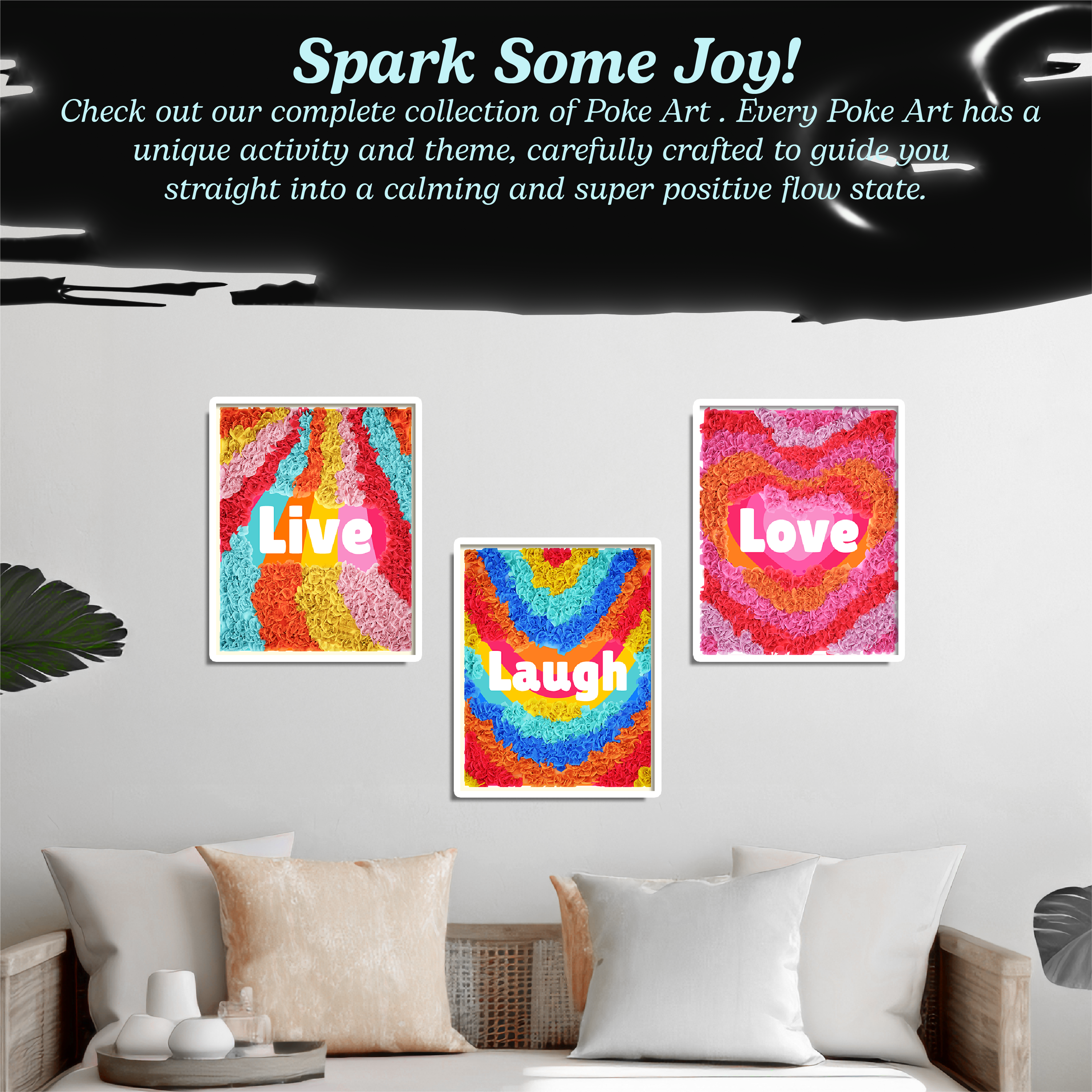 Poke Art Positive Vibes