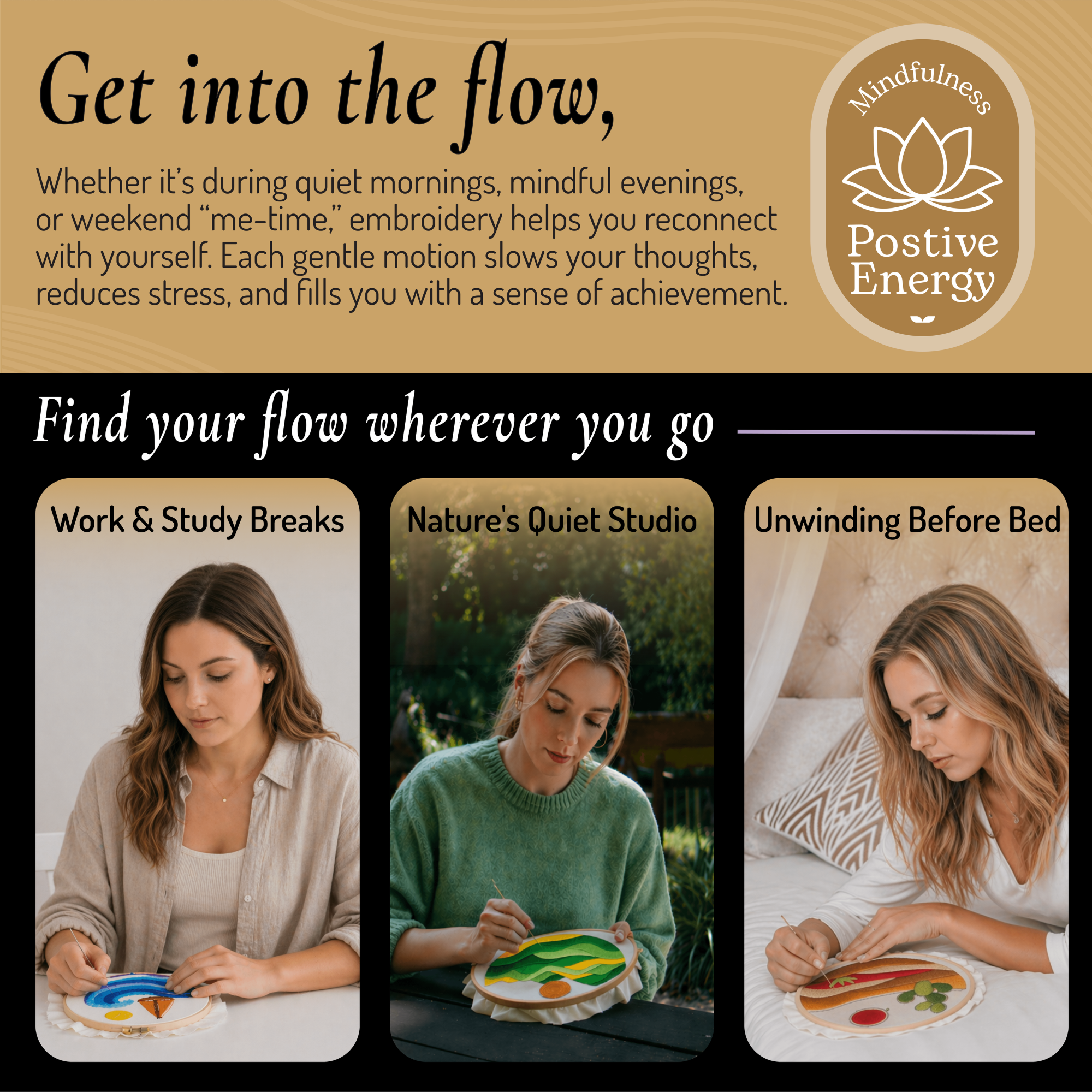 Unwynd Embroidery Kit – The Landscape Edition