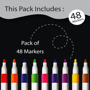 Unwynd Acrylic Markers - Set of 48