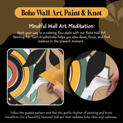 Boho Wall Art - MDF Painting