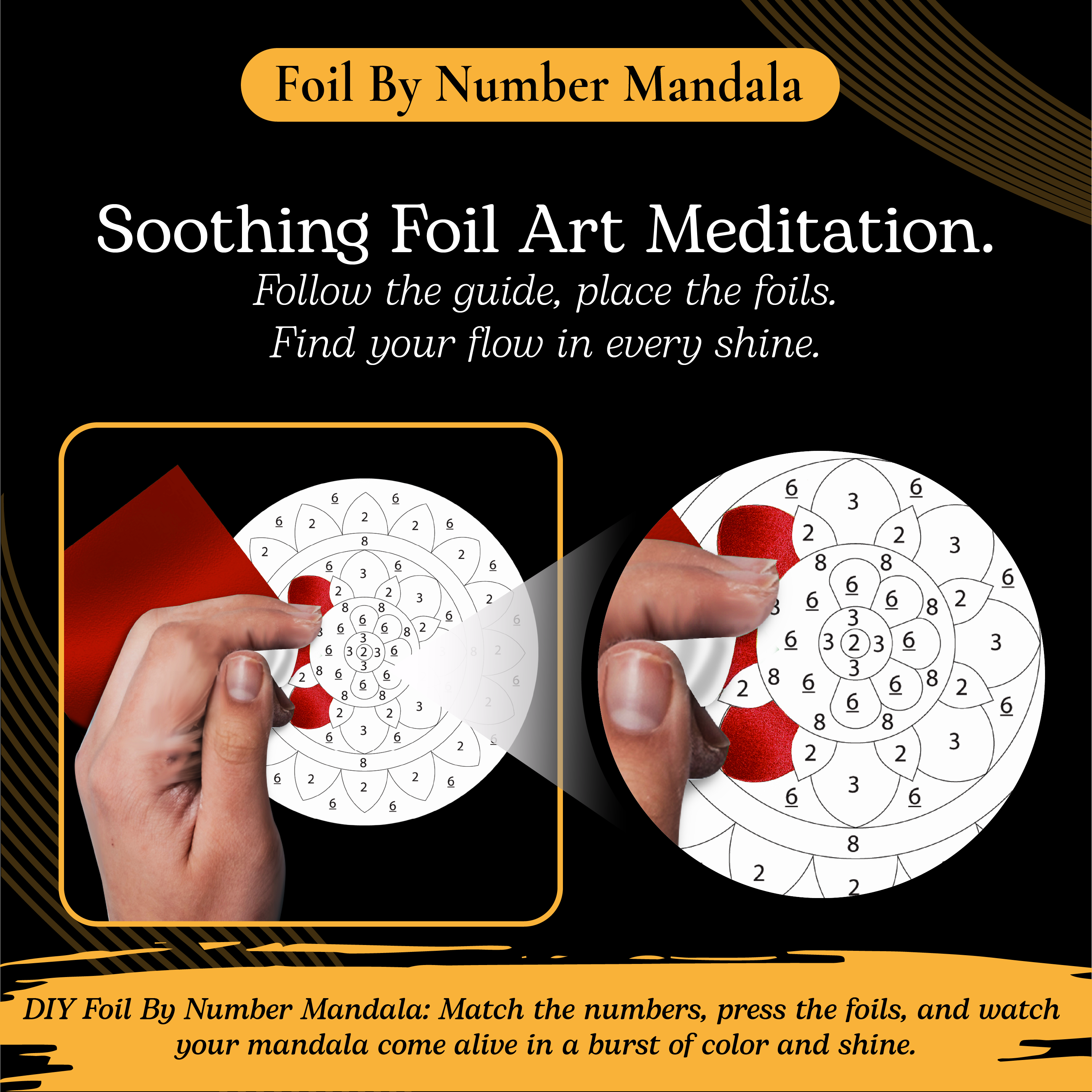 Foil By Number - Mandala
