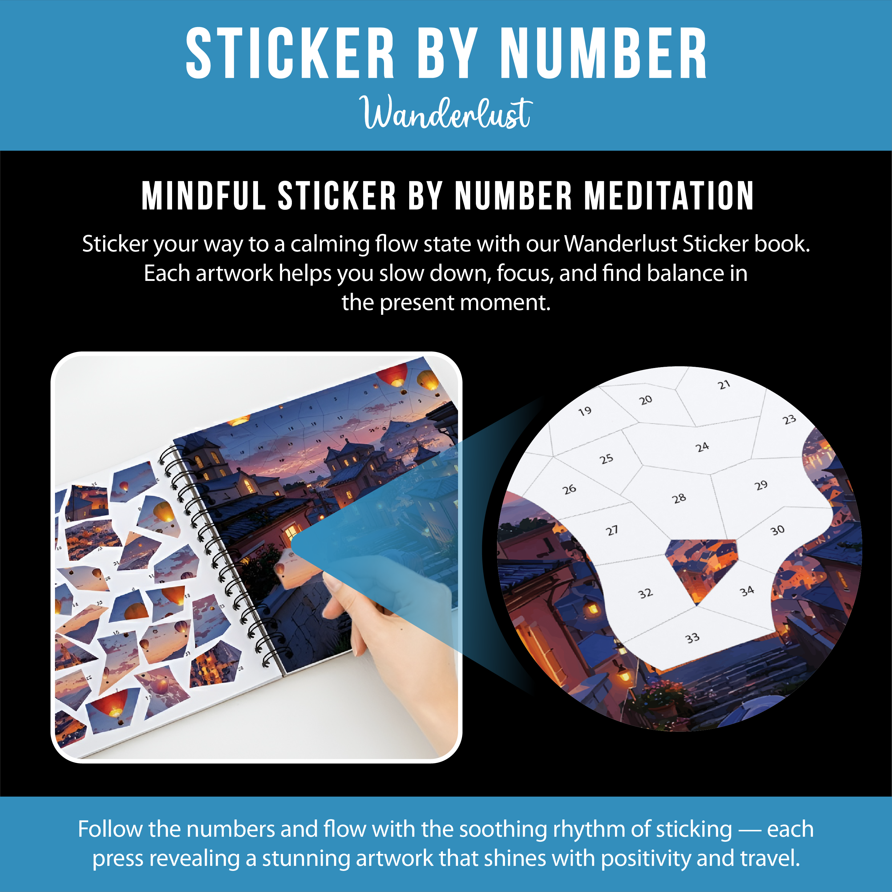 Sticker By Number Wanderlust