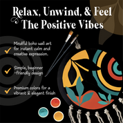 Boho Wall Art - MDF Painting