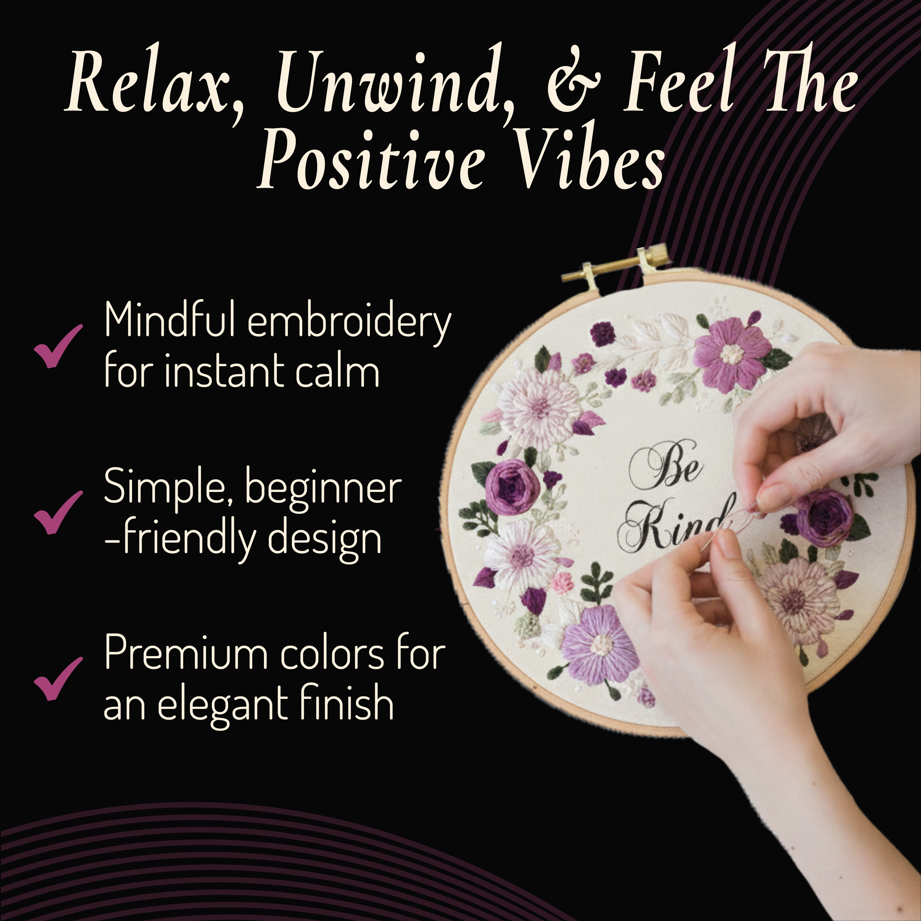 Embroidery Kit - Floral