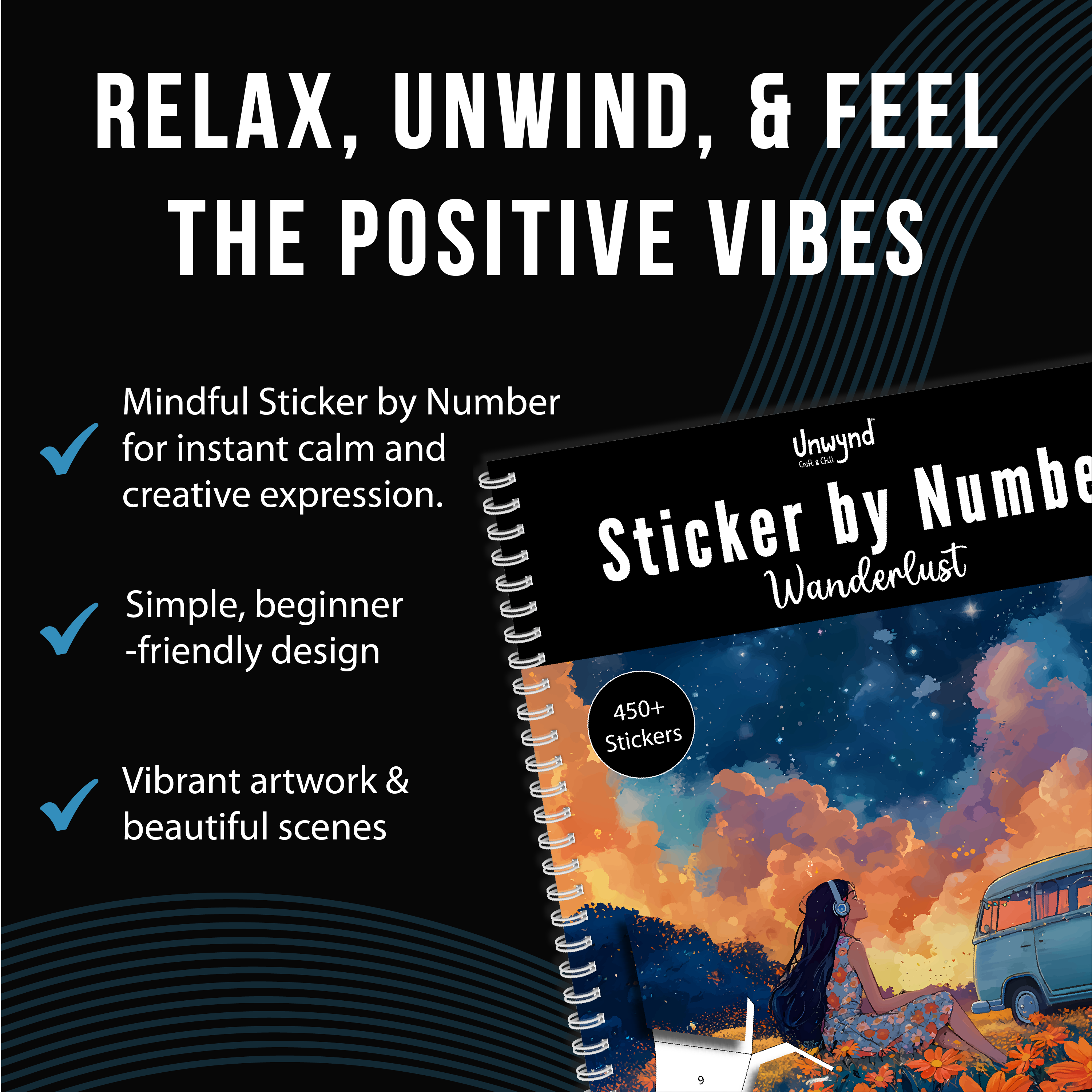 Sticker By Number Wanderlust