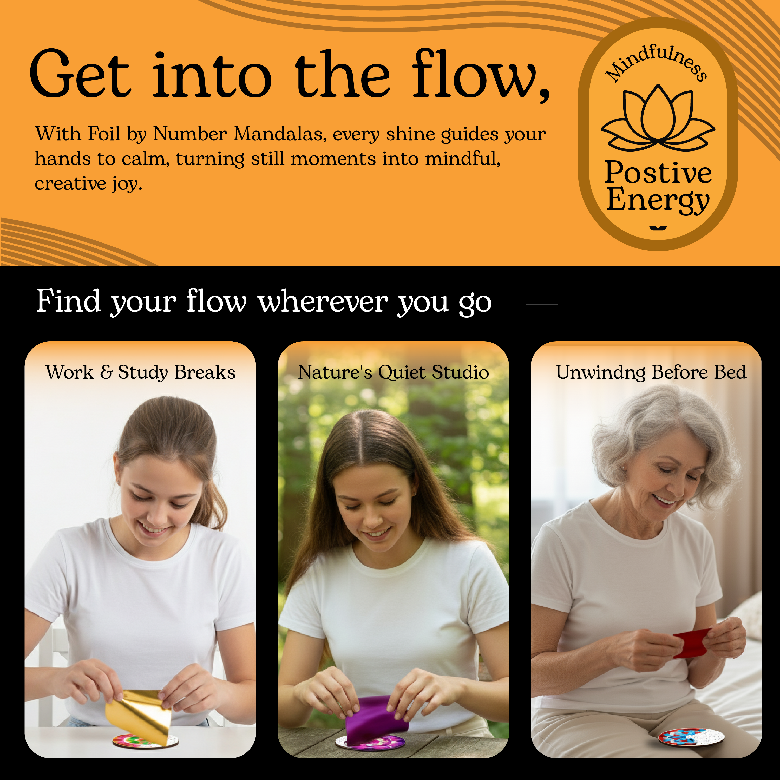 Foil By Number - Mandala