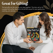 Boho Wall Art - MDF Painting