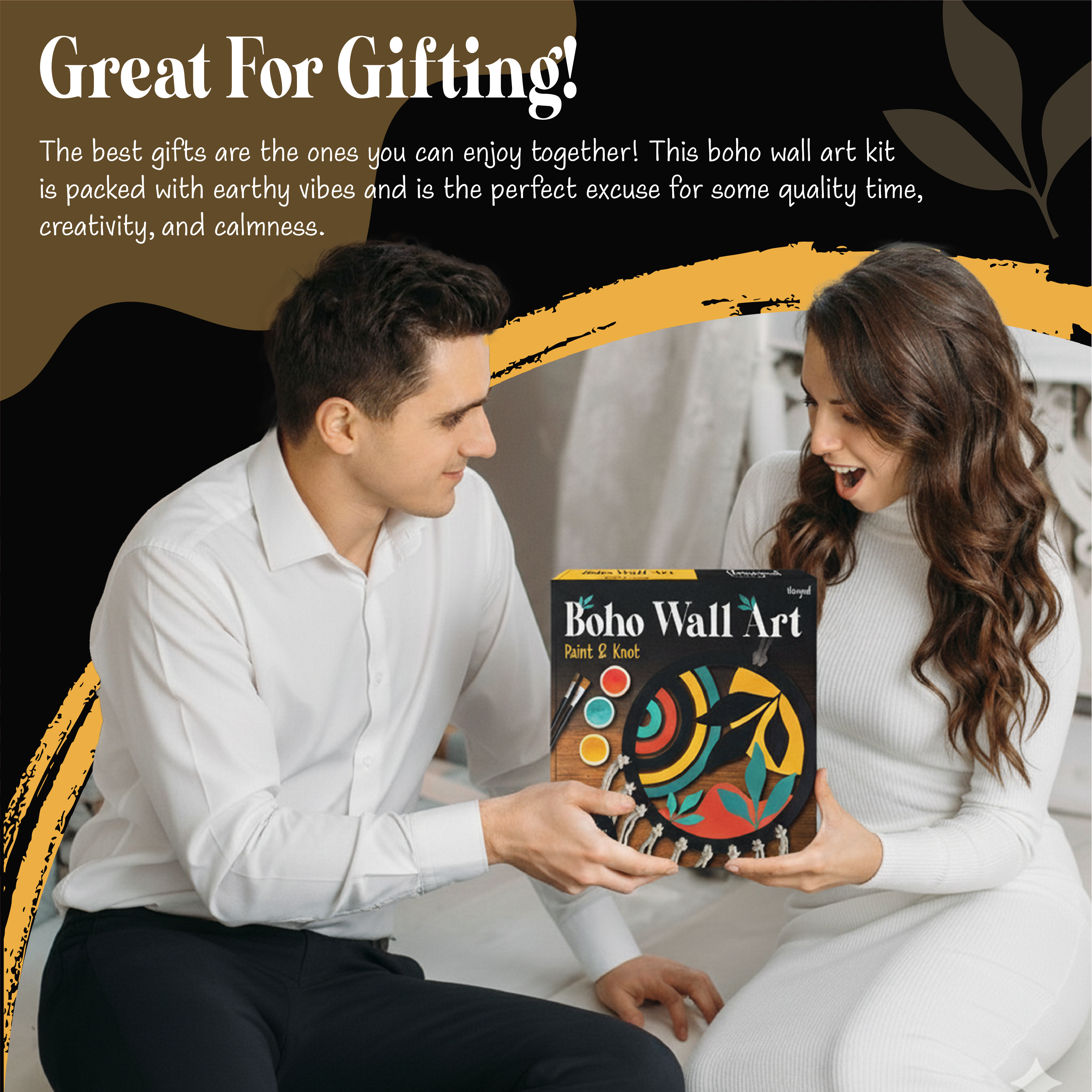 Boho Wall Art - MDF Painting