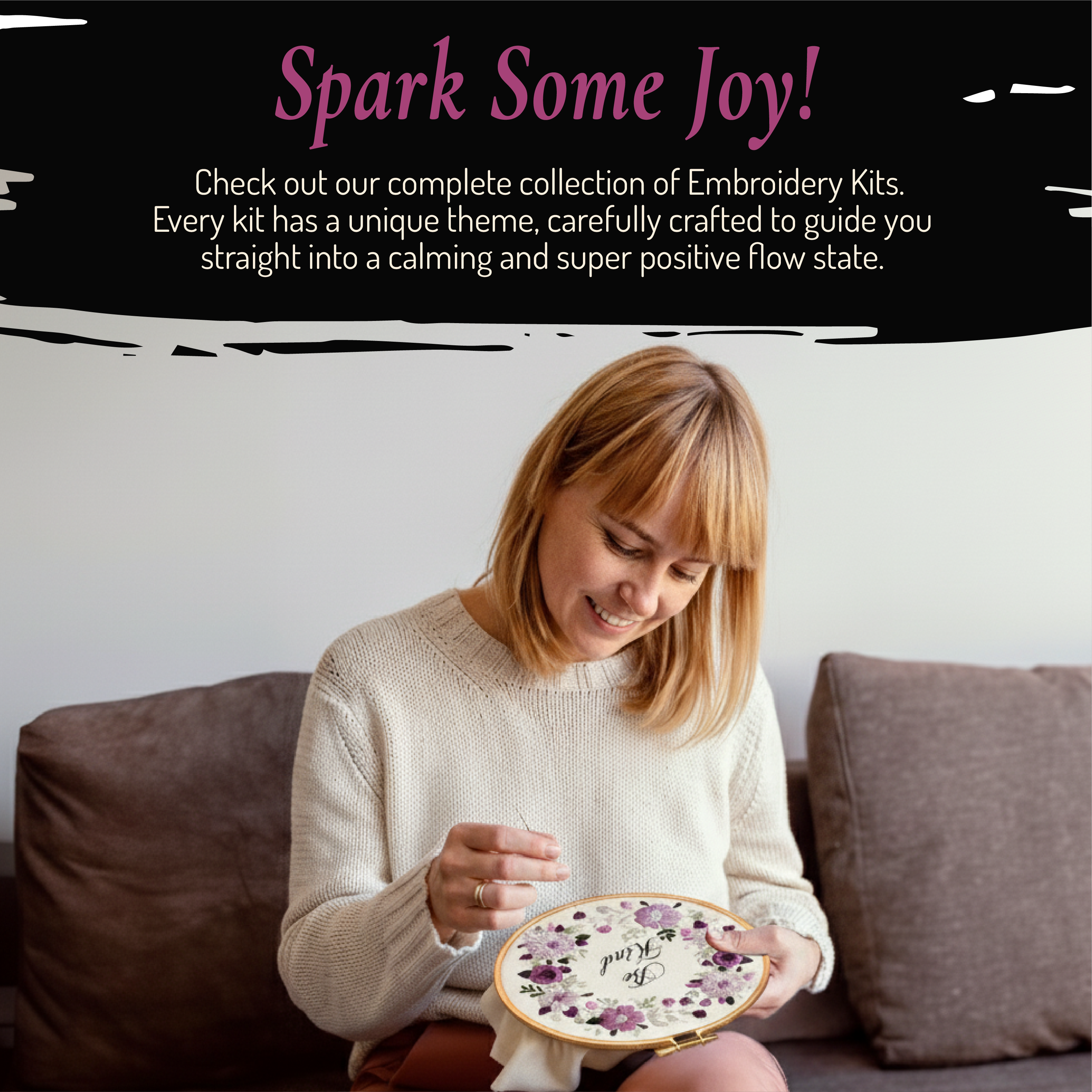 Embroidery Kit - Floral