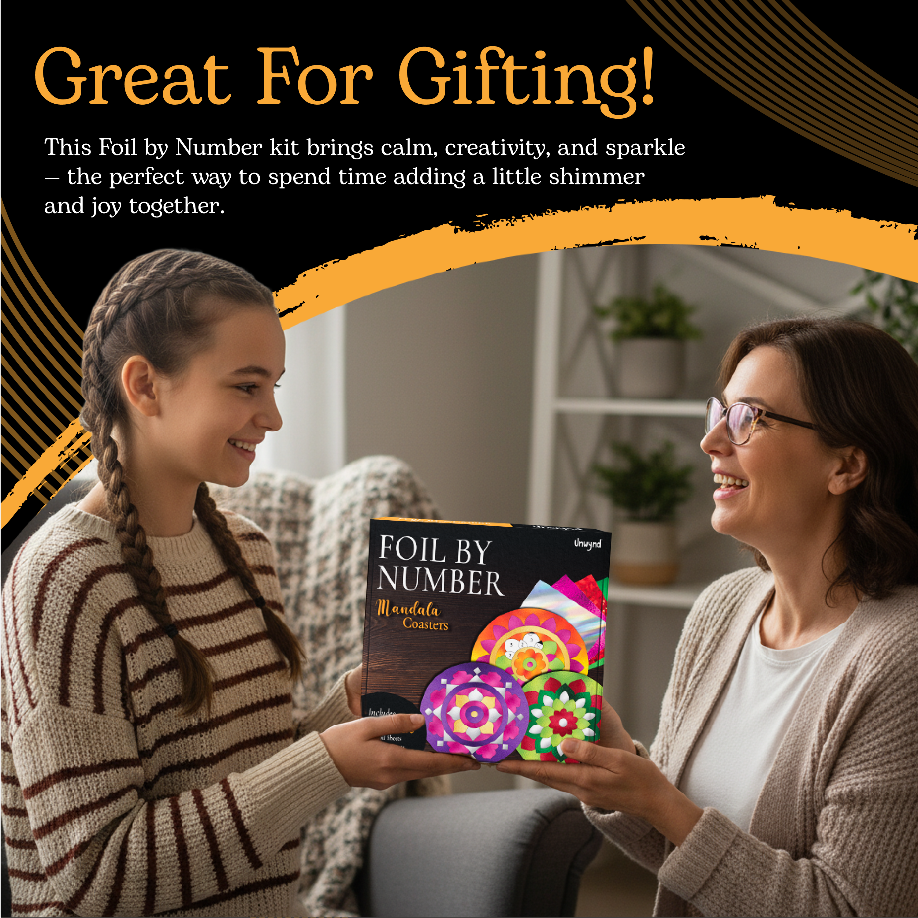 Foil By Number - Mandala