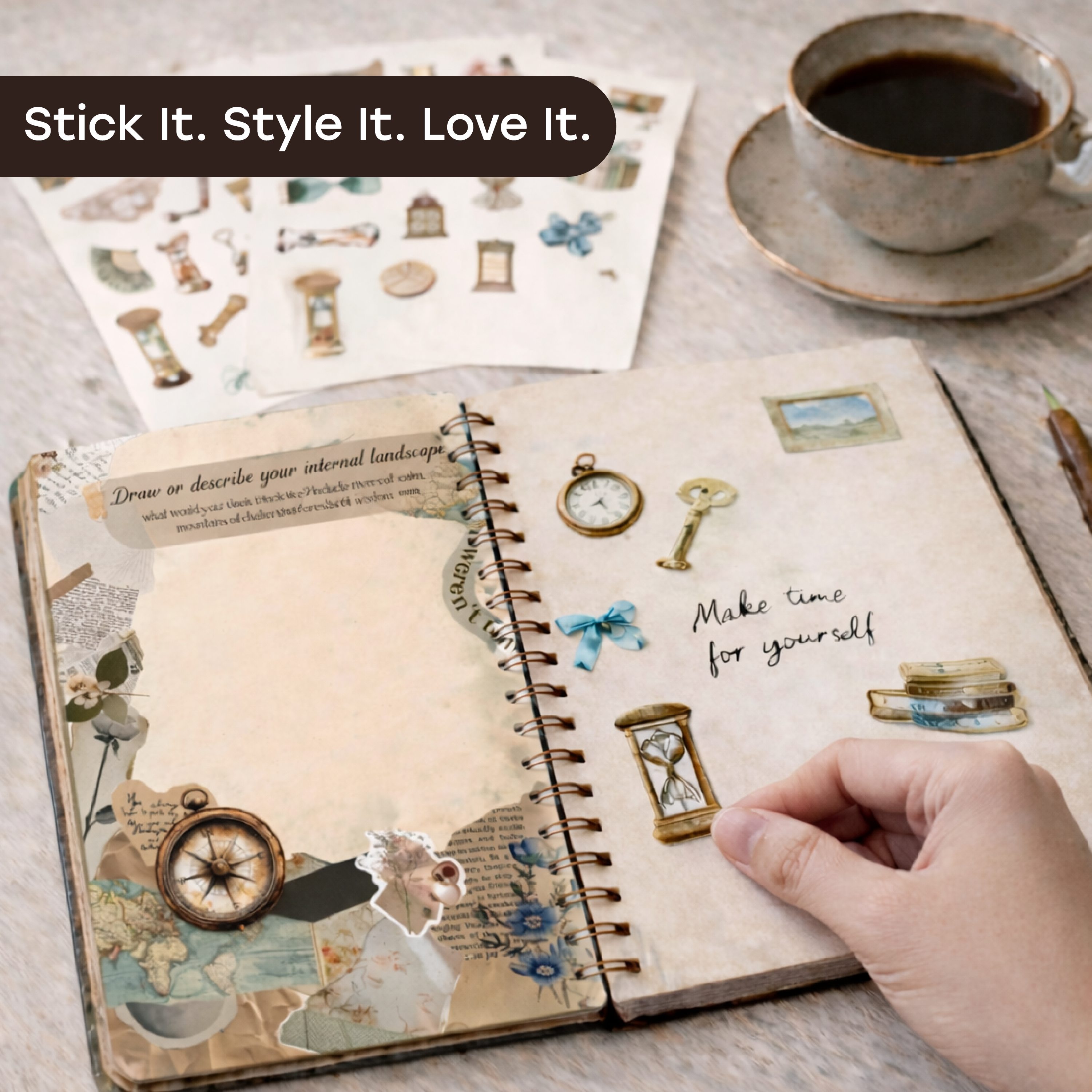 Unwynd Journal Kit – The Vintage Chapter