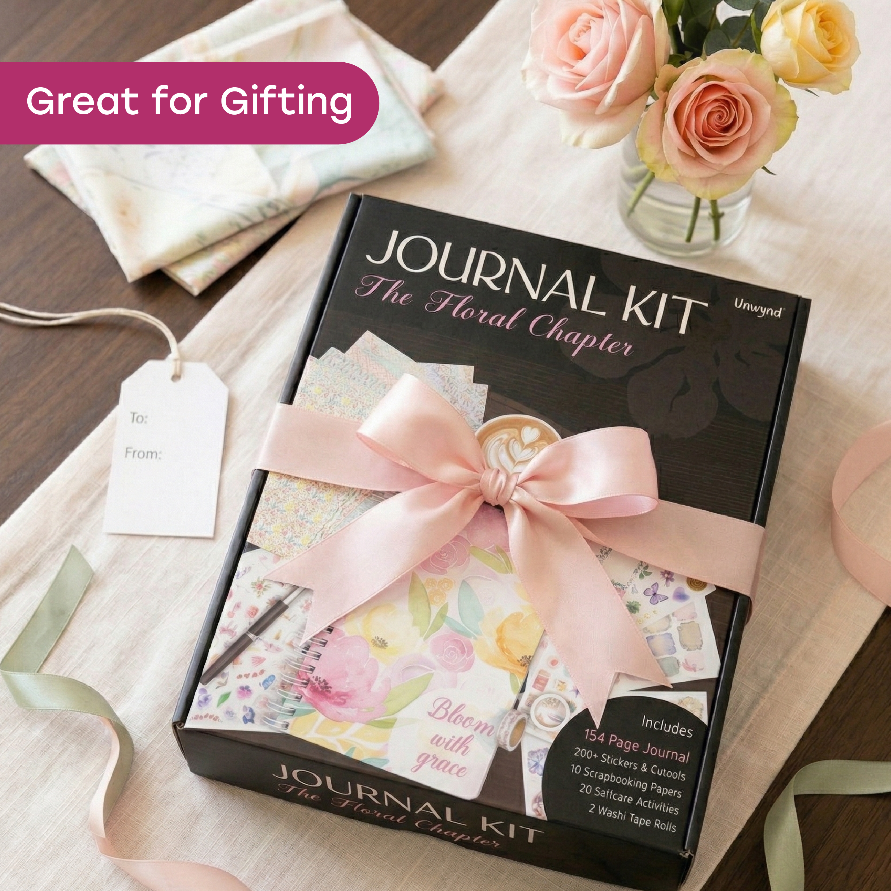 Unwynd Journal Kit – The Floral Chapter
