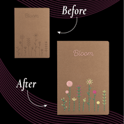 Unwynd Embroidery Notebook Kit – Floral