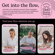 Poke Art Cherry Blossom Flower Bouquet