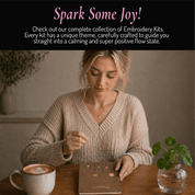 Unwynd Embroidery Notebook Kit – Floral