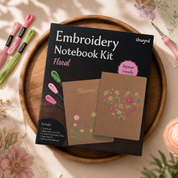 Unwynd Embroidery Notebook Kit – Floral