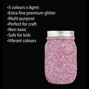 Unwynd Chunky Glitter - Pack of 5