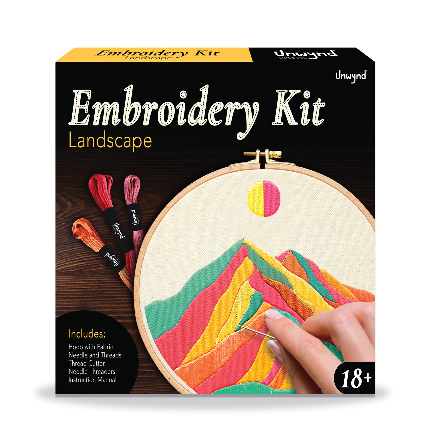 Unwynd - Embroidery Kit Landscape